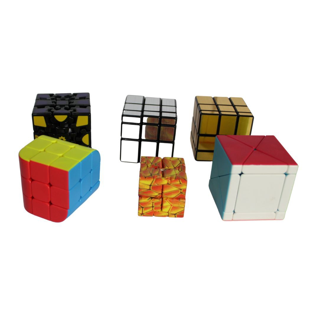 Kit 3 Cubos Mágicos Diferentes - Series Cube Match Special-Purpose