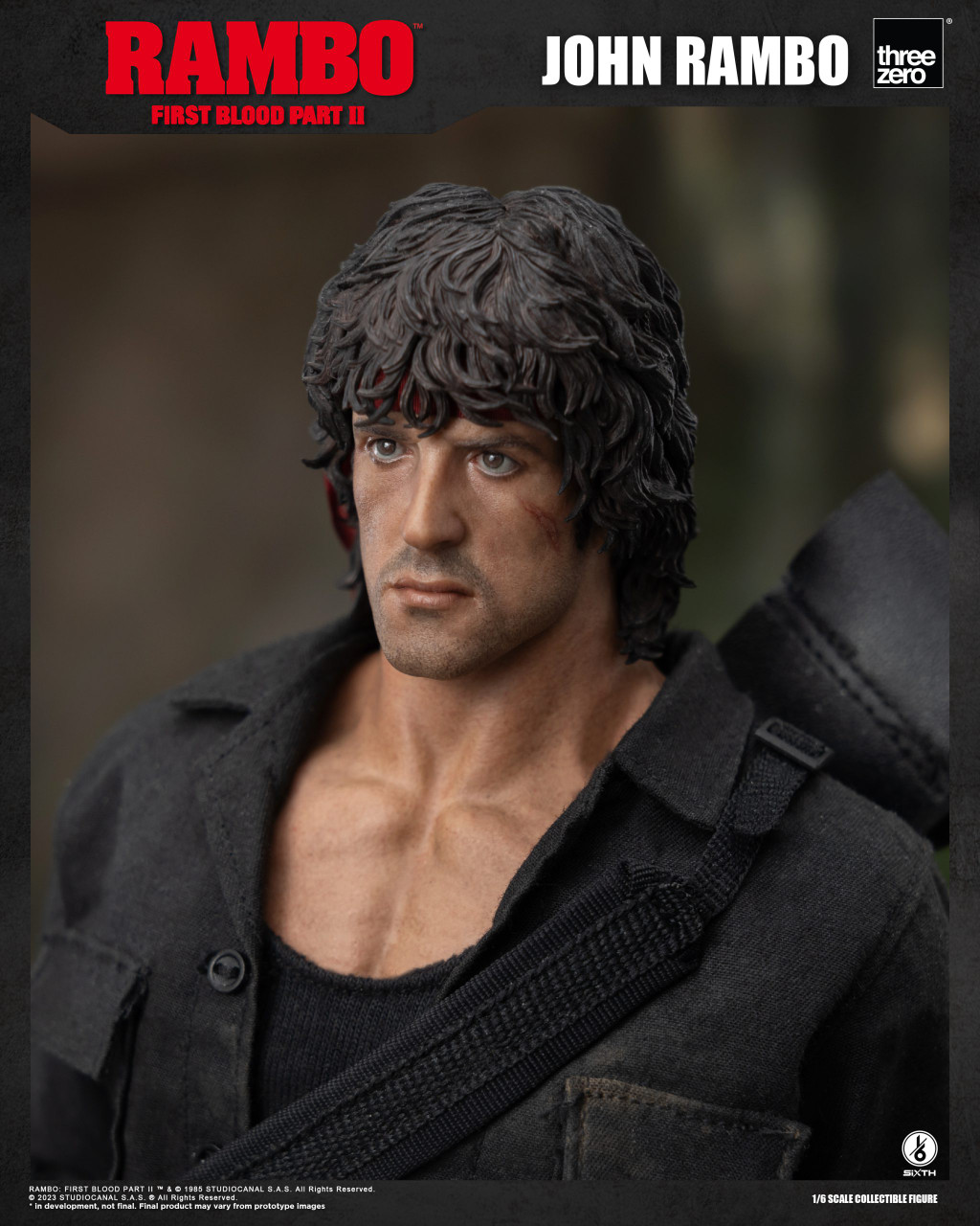 Threezero Rambo: First Blood Part II SiXTH John Rambo 1/6 - PLANET ...