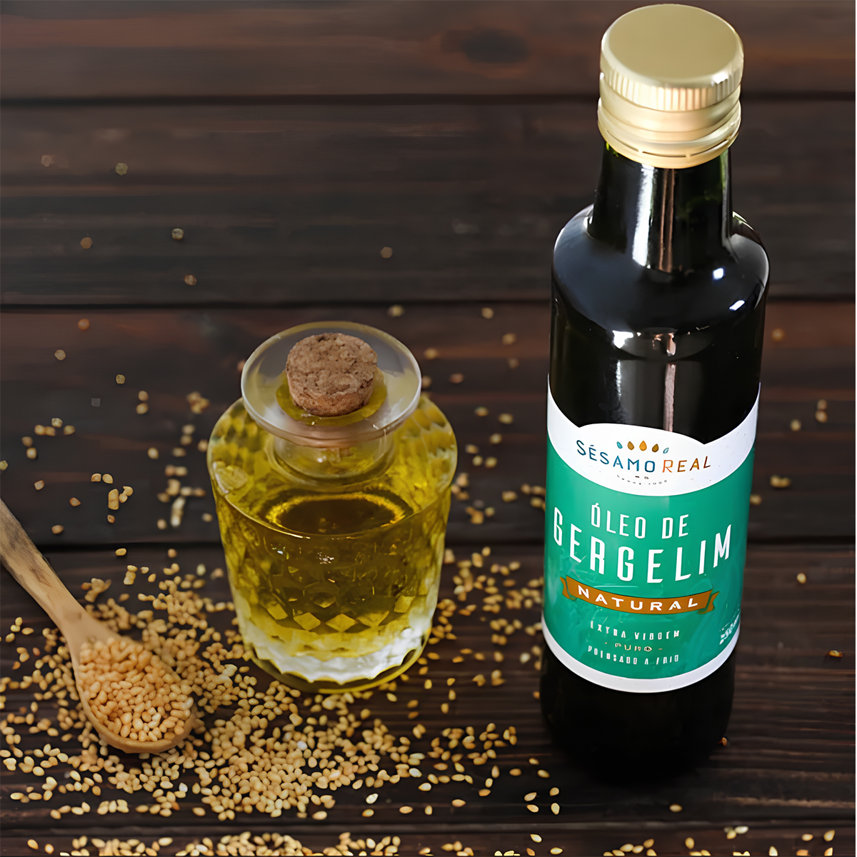 Óleo De Gergelim Extra Virgem 250ml - Sésamo Real - Delhi Especiarias ...