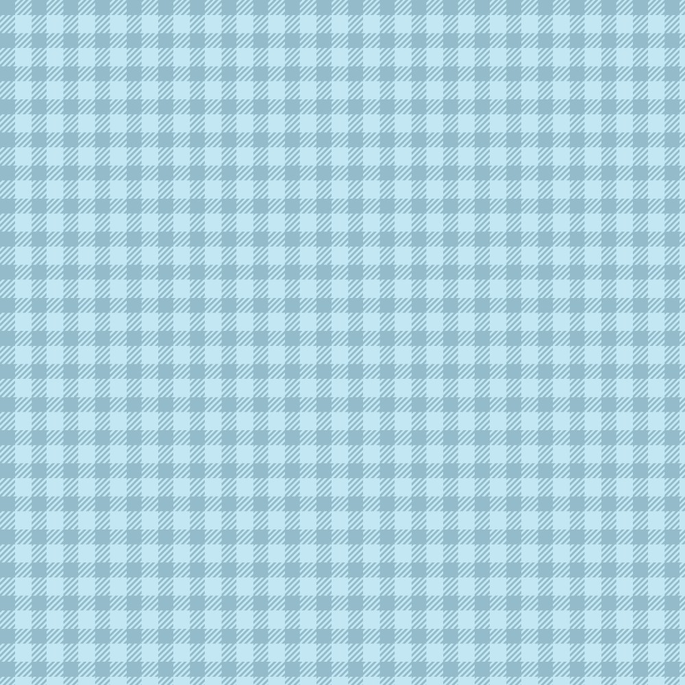 Tecido Xadrez Azul Corte Costura - 140 cm X 50 cm.