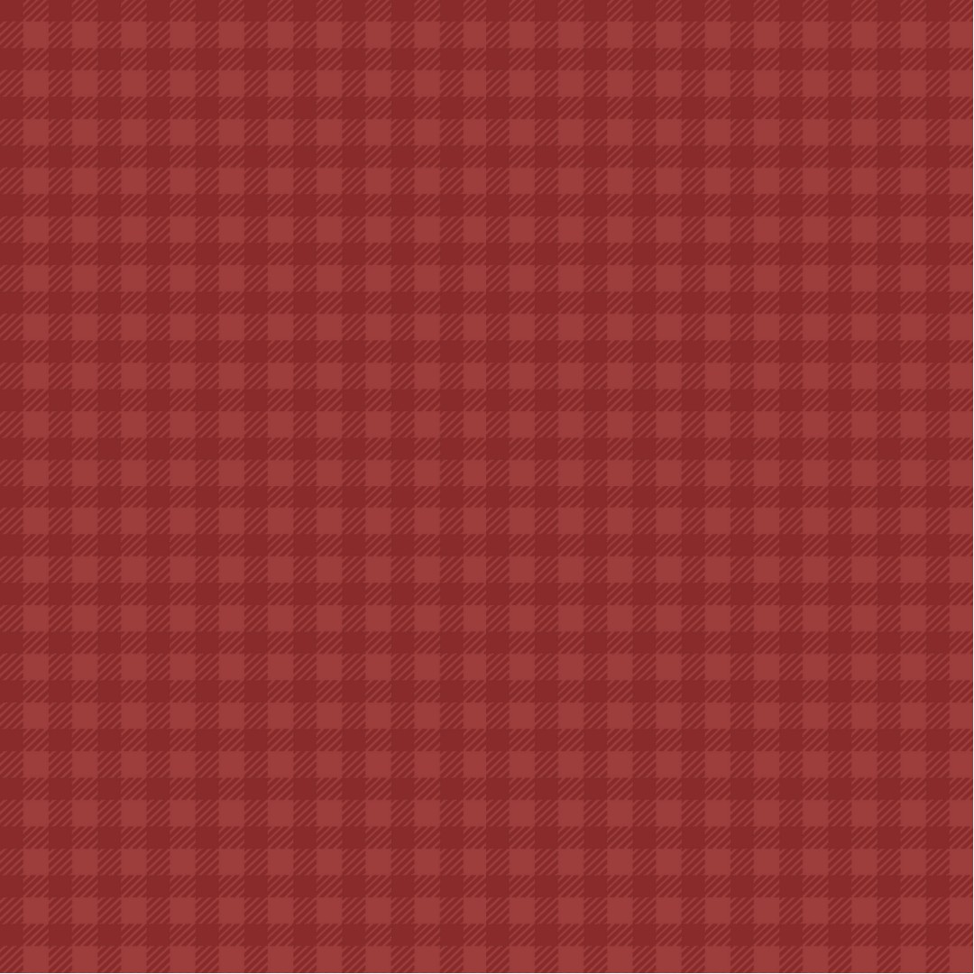 Malha Xadrez - Vermelho, Preto e Branco 2 - 1,50m de Largura