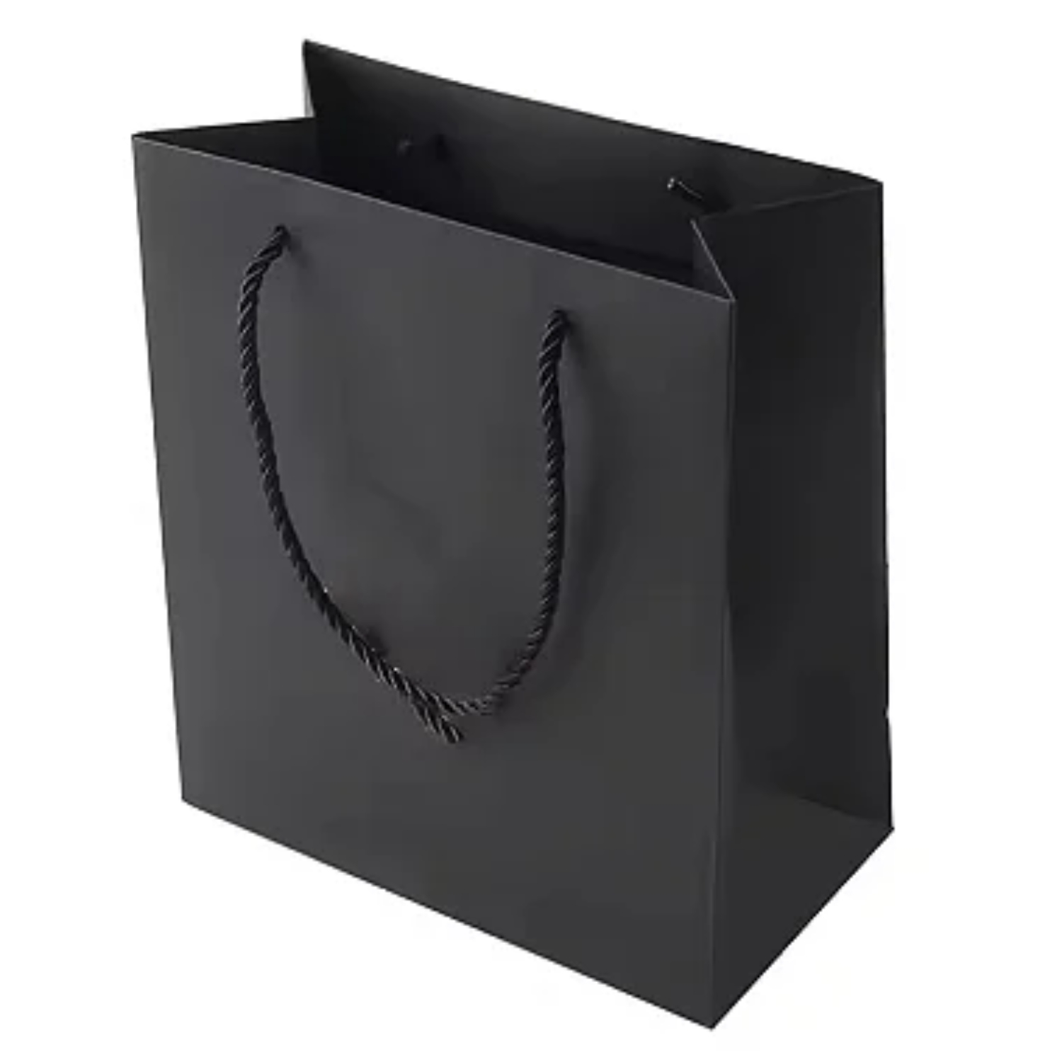 Sacola de Papel Lisa Preta 32x26x12cm Pacote 12 un | Four Star - Four Star