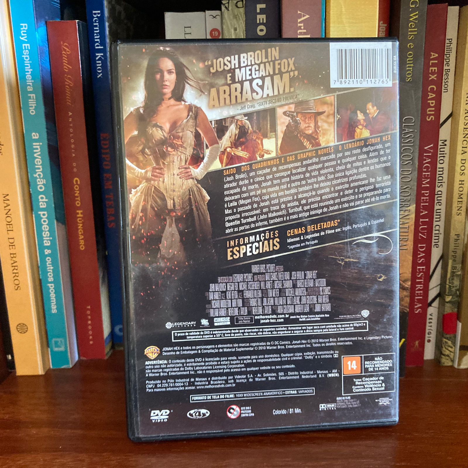 DVD: Jonah Hex: caçador de recompensas - Usado - Pouso Cultural