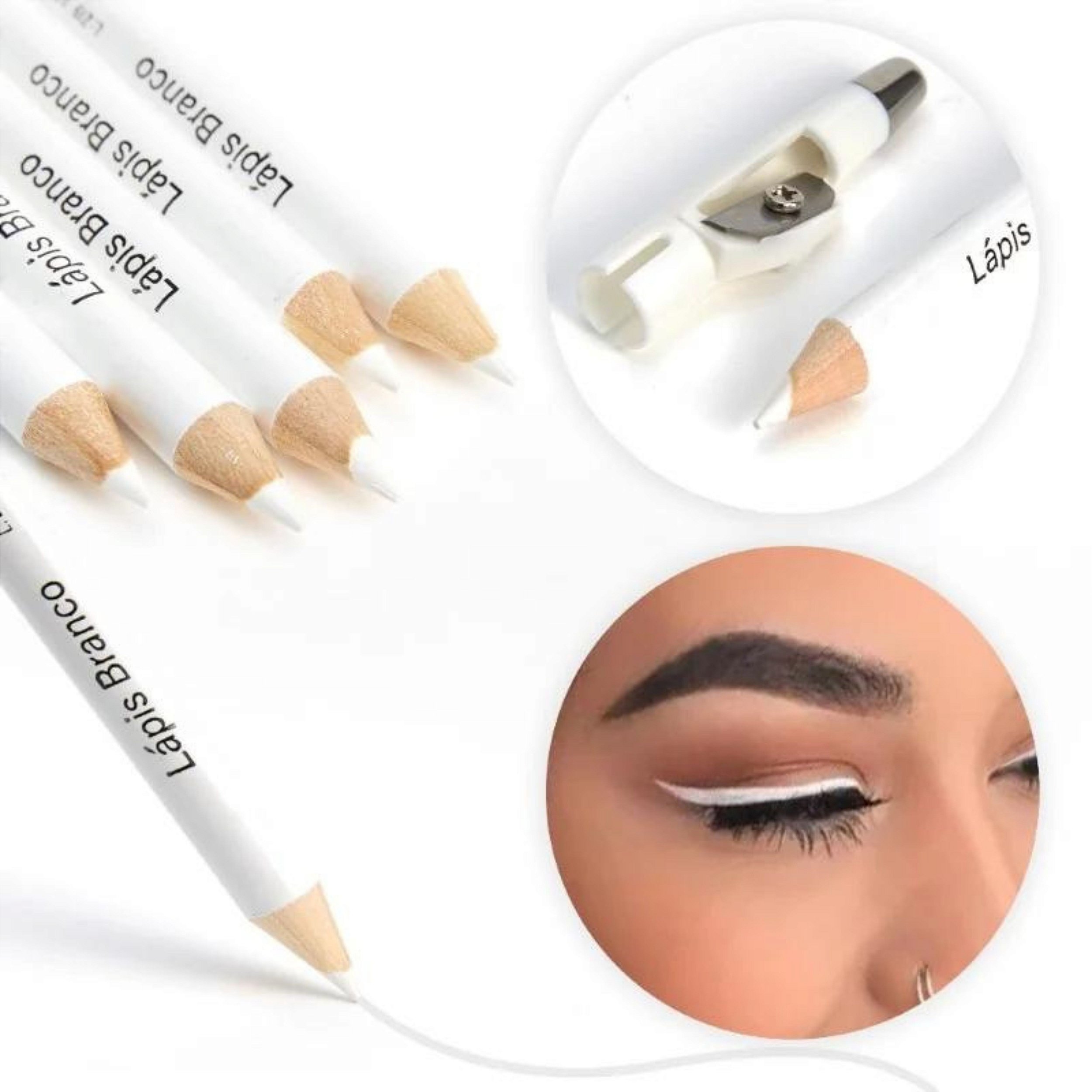 Lápis de olho branco com apontador Bellafemme - TM Makeup