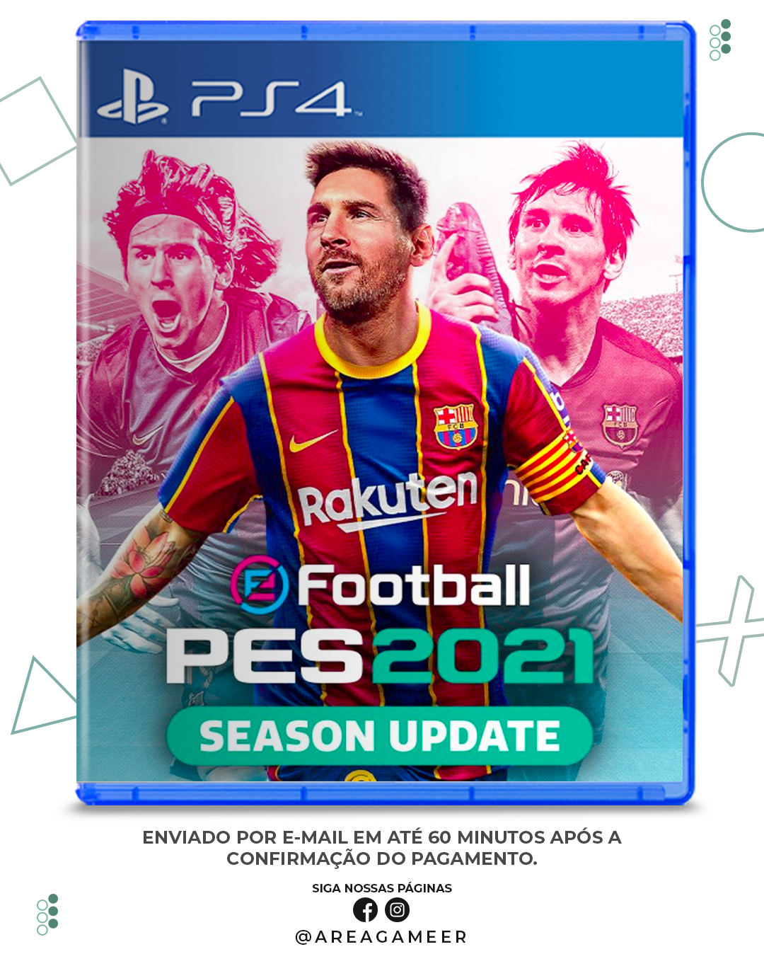 Jogo Fifa 21 Ps4 Standard Futebol Vídeo Game Mídia Física Ea