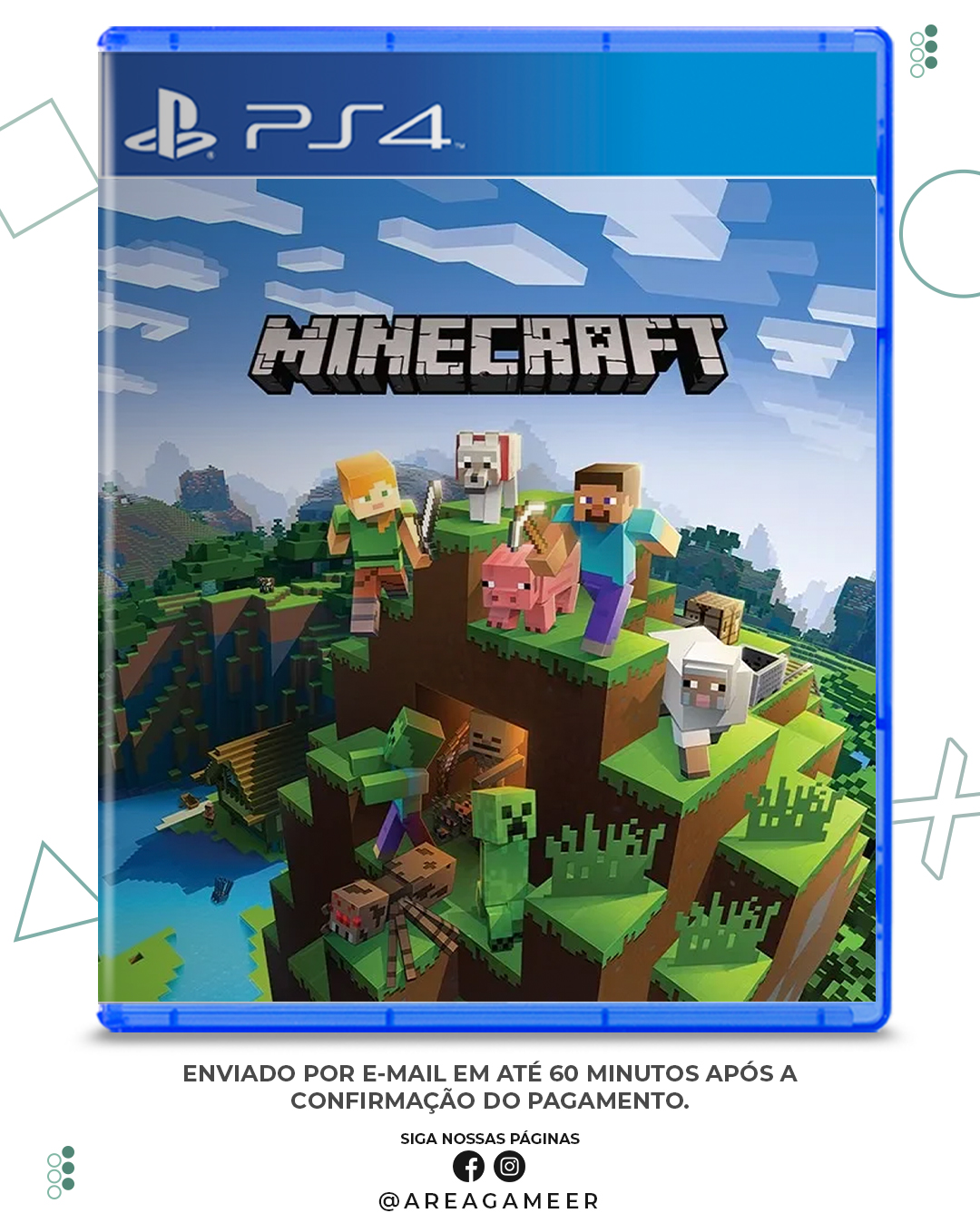 Minecraft  PS4 MIDIA DIGITAL - Alpine Games - Jogos