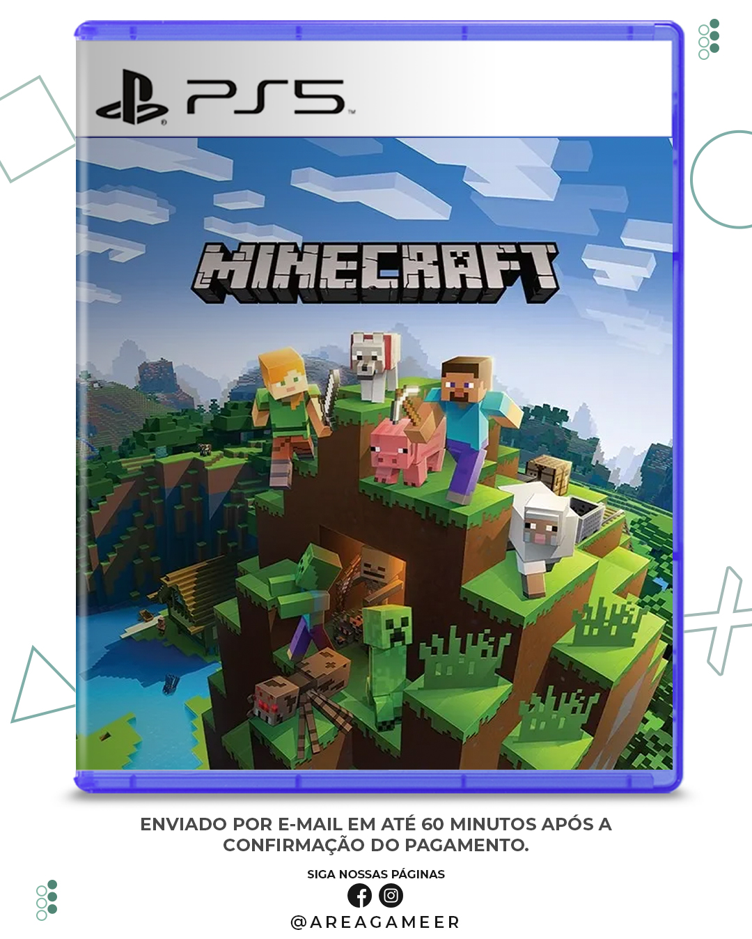 Minecraft  PS5 MIDIA DIGITAL - Alpine Games - Jogos