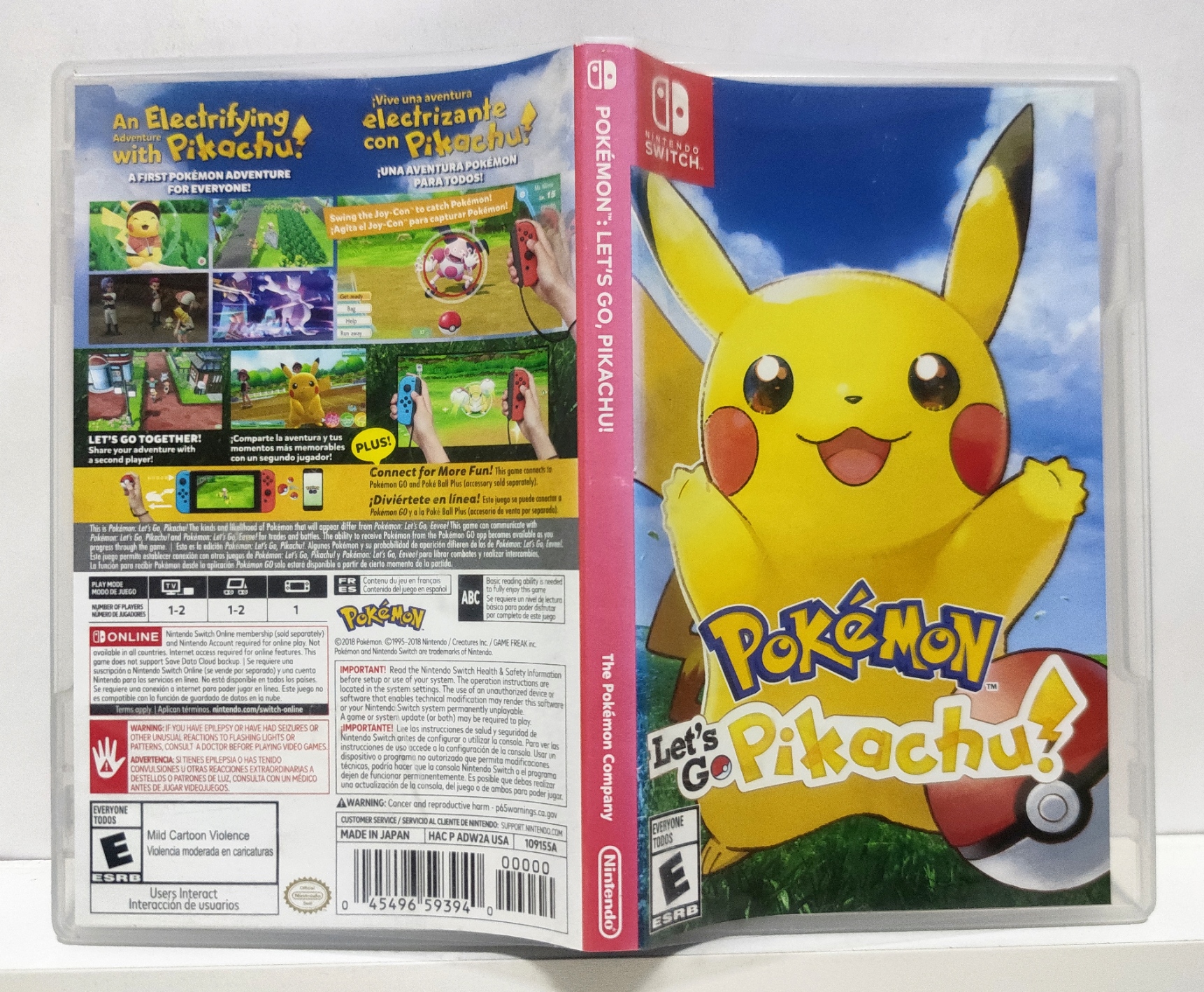 Pokemon Let's Go Pikachu - Nintendo Switch - Semi-Novo - Carvalho
