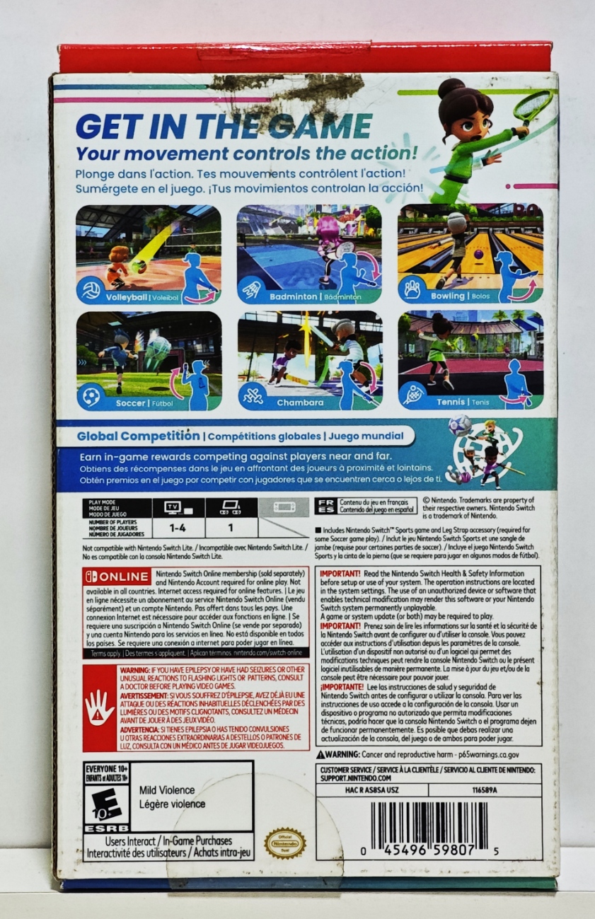 Nintendo Switch Sports - Nintendo Switch - Semi-Novo - Carvalho Games