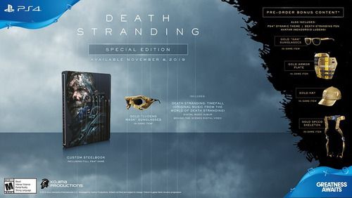 Death Stranding Steelbook Edition – PS4 – Complet PAL – Occasion – Sony PlayStation 4