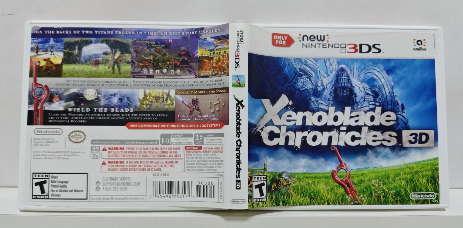 Xenoblade Chronicles 3D - New Nintendo 3DS - Semi-Novo - Carvalho
