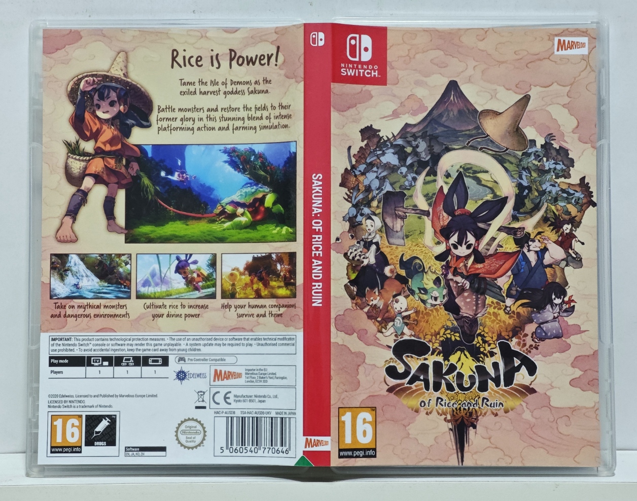 Sakuna of Rice and Ruin - Nintendo Switch - Semi-Novo - Carvalho Games
