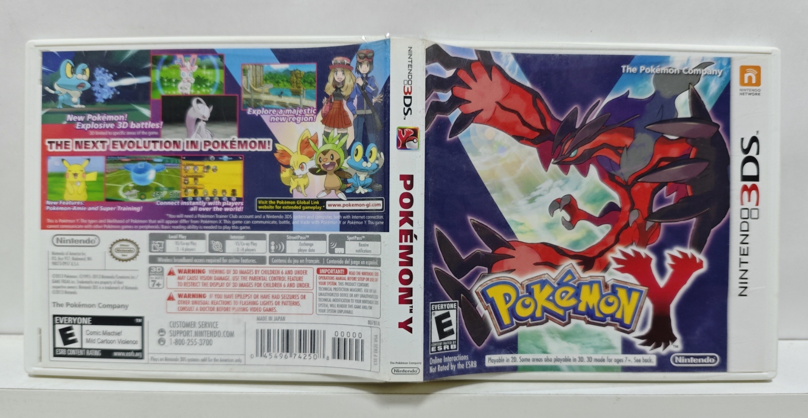 Pokémon Y - Nintendo 3DS - Semi-Novo - Carvalho Games