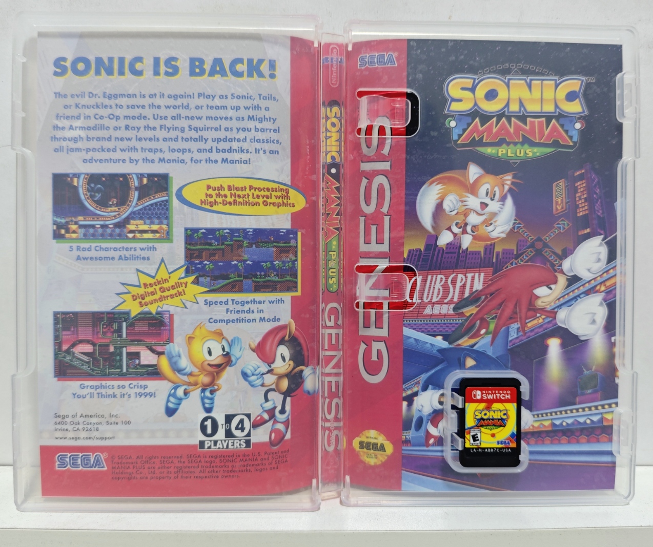 Sonic Mania Plus - Nintendo Switch - Semi-Novo - Carvalho Games