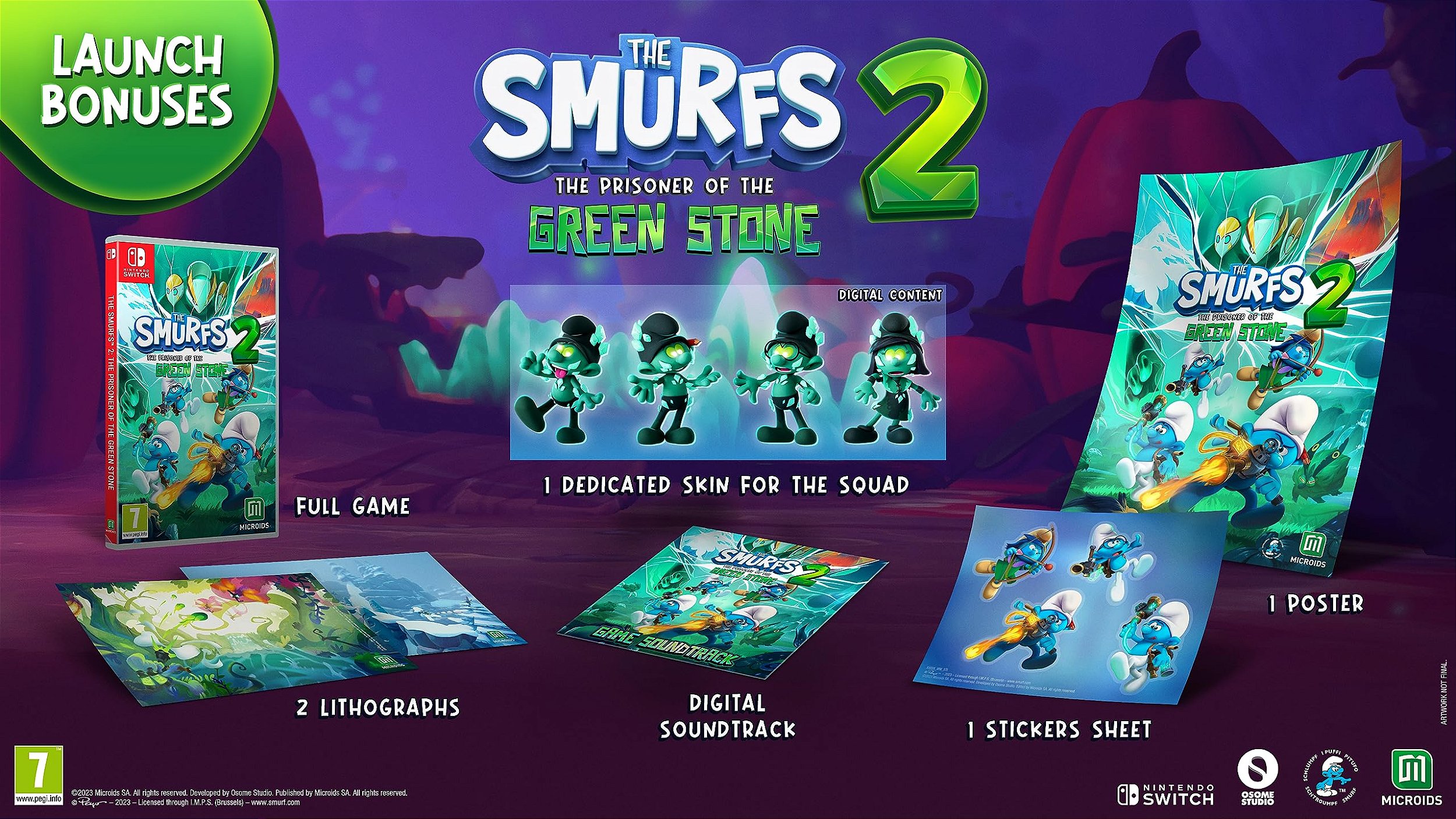 Smurfs 2(輸入版:北米) Switch 日本未発売 The Smurfs 2: Prisoner Of The Green Stone - Nintendo Switch