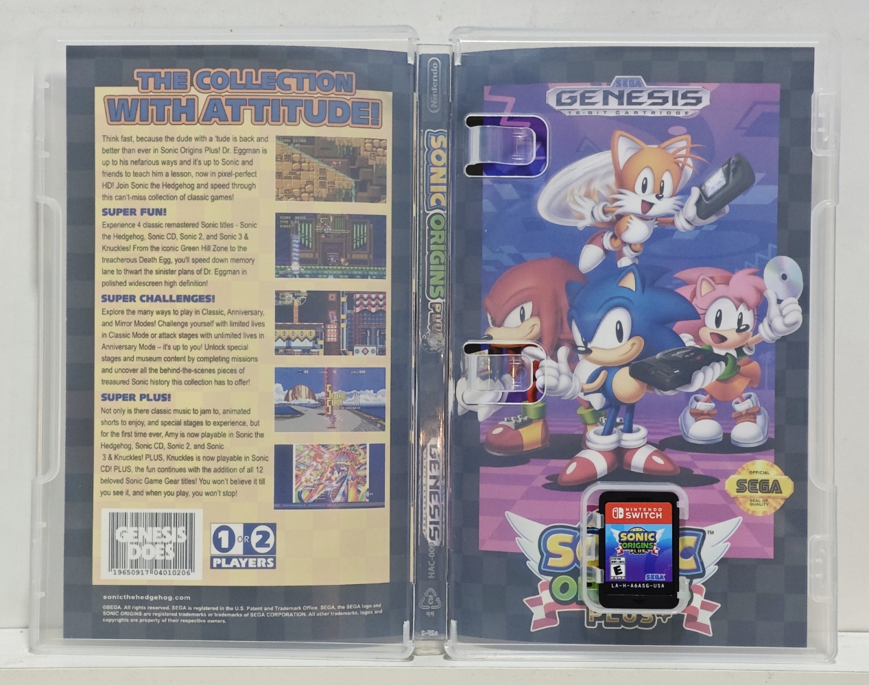 Sonic Origins Plus - Nintendo Switch - Semi-Novo - Carvalho Games