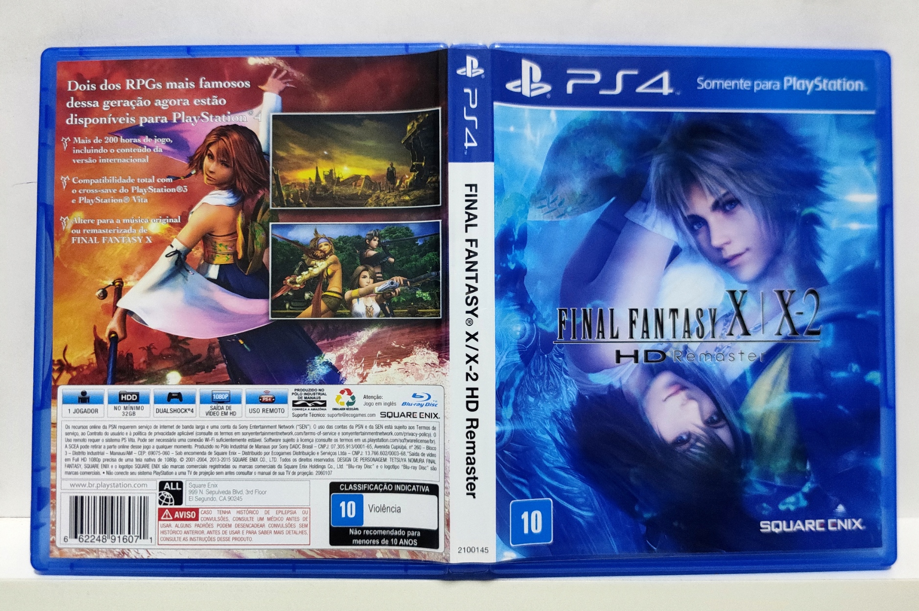 Final Fantasy X / X2 HD Remaster - PS4 - Semi-Novo - Carvalho Games