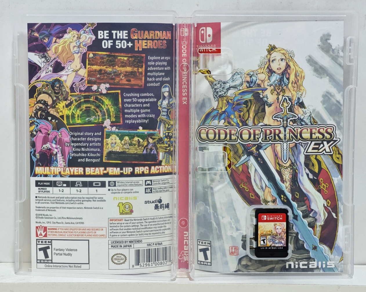 Code Of Princess Ex - Nintendo Switch - Semi-Novo - Carvalho Games