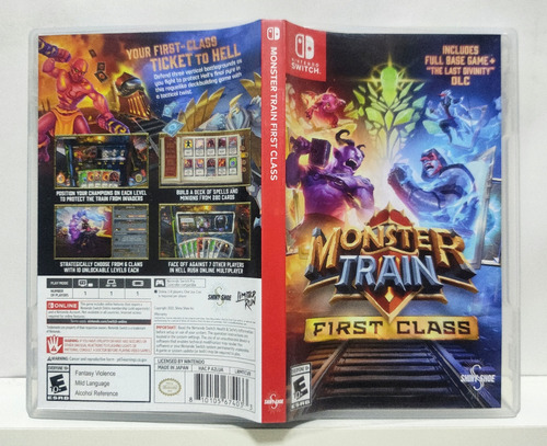 Monster Train First Class - Nintendo Switch - Semi-Novo - Carvalho Games