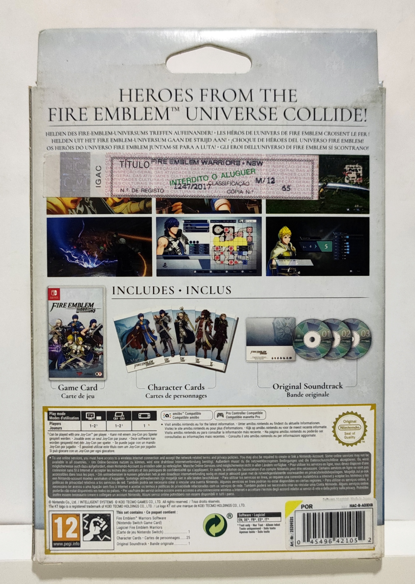 Fire Emblem Warriors – Limited Edition – Nintendo Switch – Neuf Sous Blister – Euro (FR/EN)