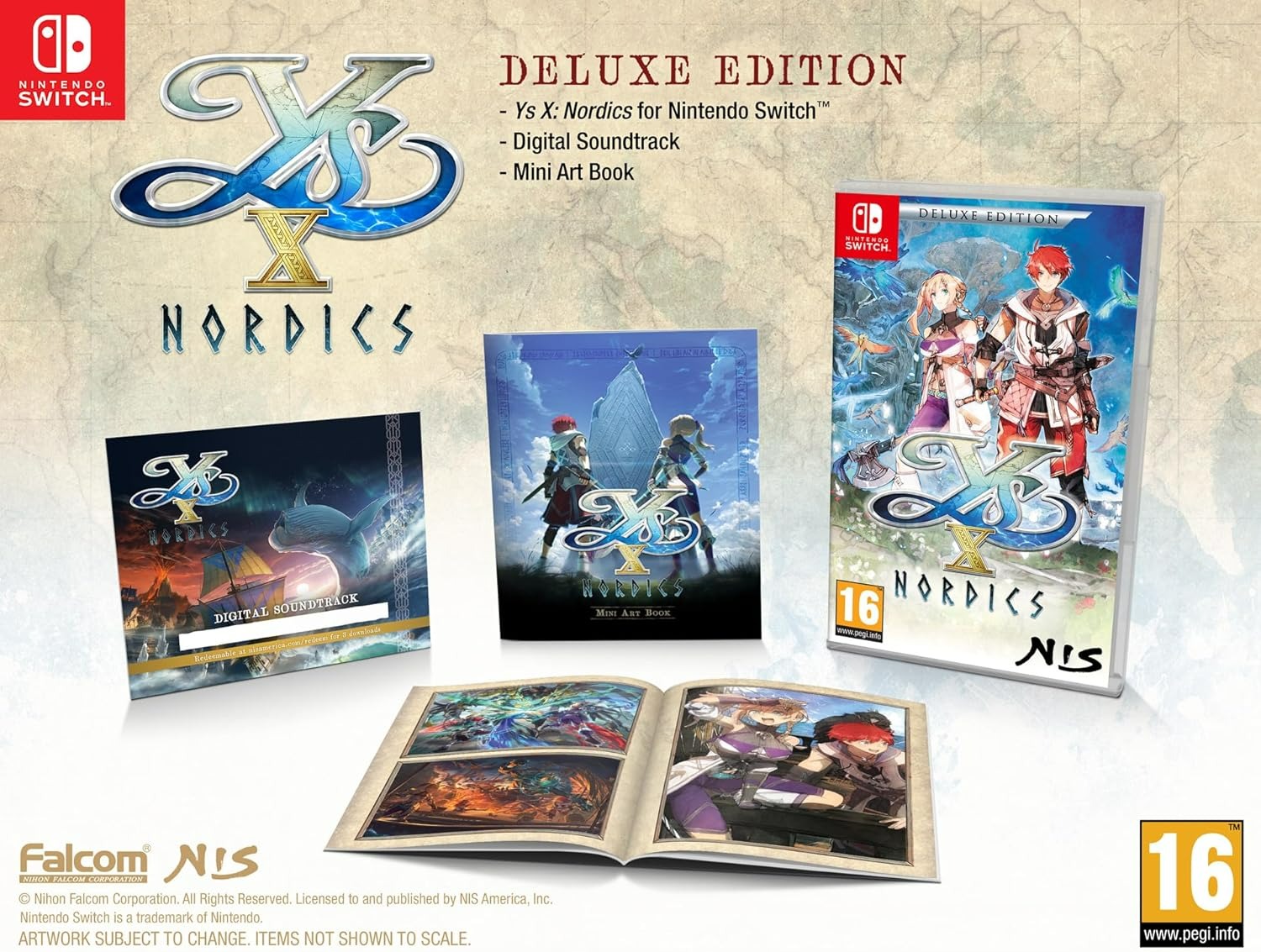 YS X: Nordics Deluxe Edition - Nintendo Switch - Carvalho Games