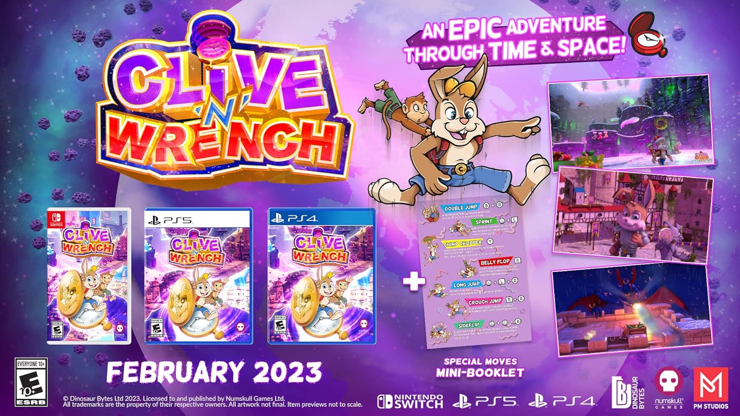 Clive 'n' Wrench Collector's Edition - Nintendo Switch - Carvalho Games