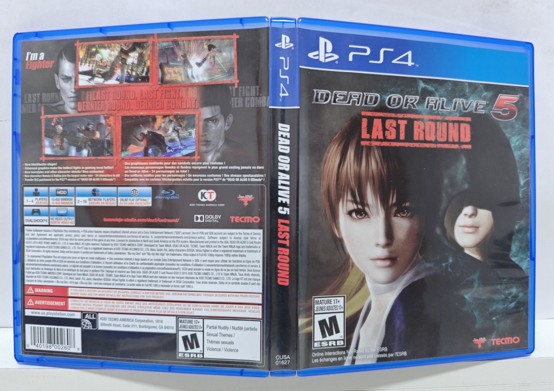 Dead Or Alive 5 Last Round - PS4 - Semi-Novo - Carvalho Games