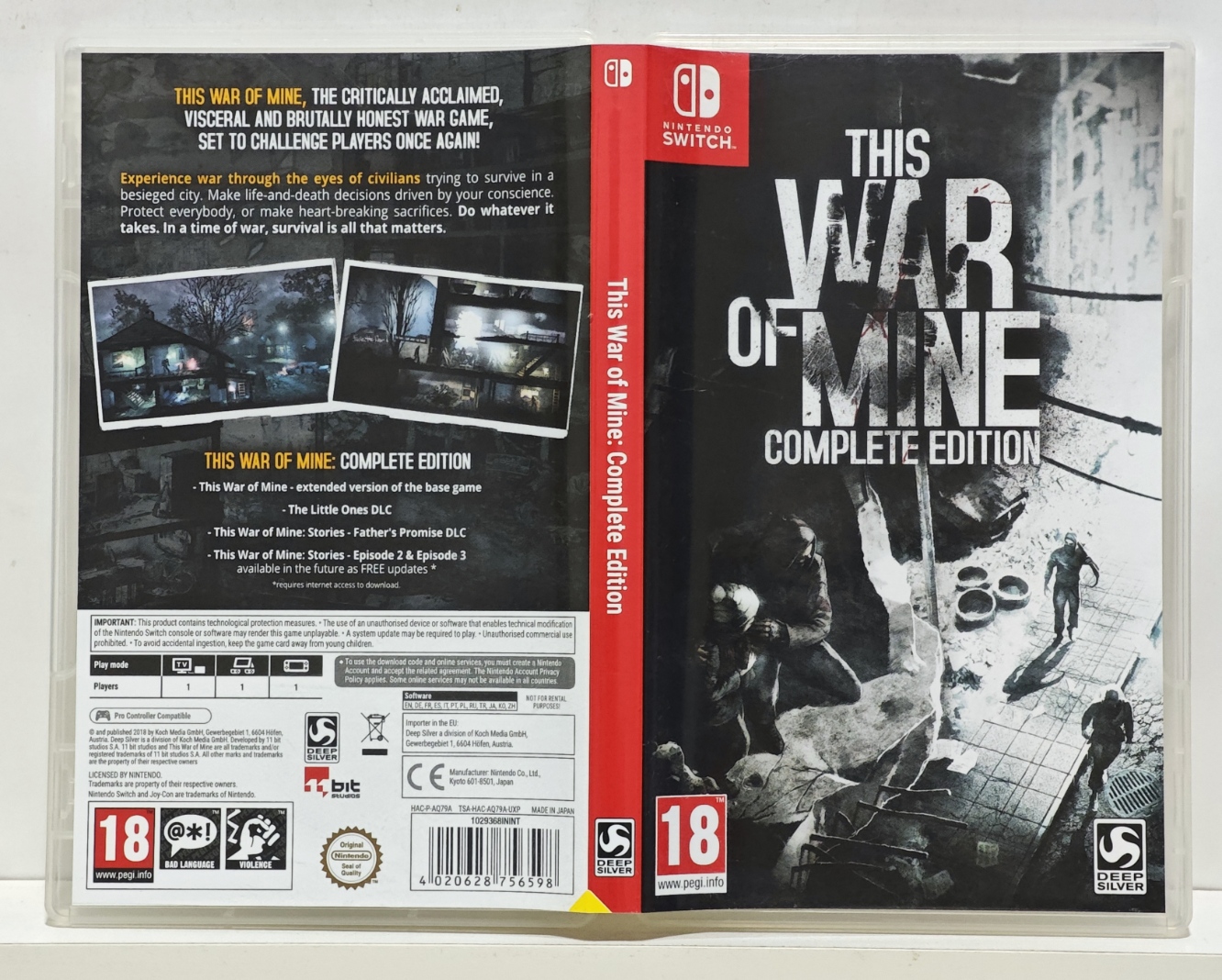 Nintendo Switch THIS WAR OF MINE COMPLETE EDITION This War Of Mine Complete Edition - Nintendo Switch - Semi-Novo