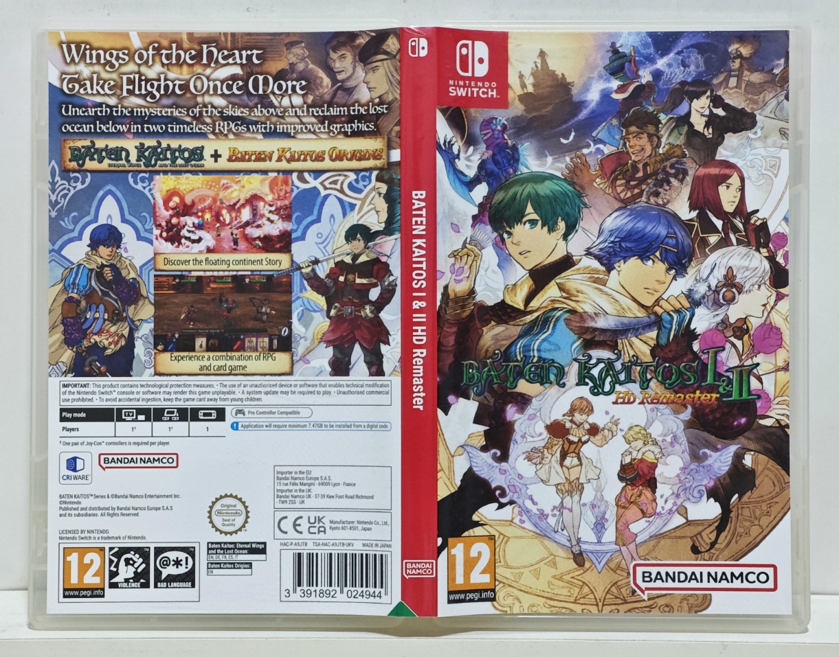 Baten Kaitos I & II HD Remaster - Nintendo Switch - Semi-Novo