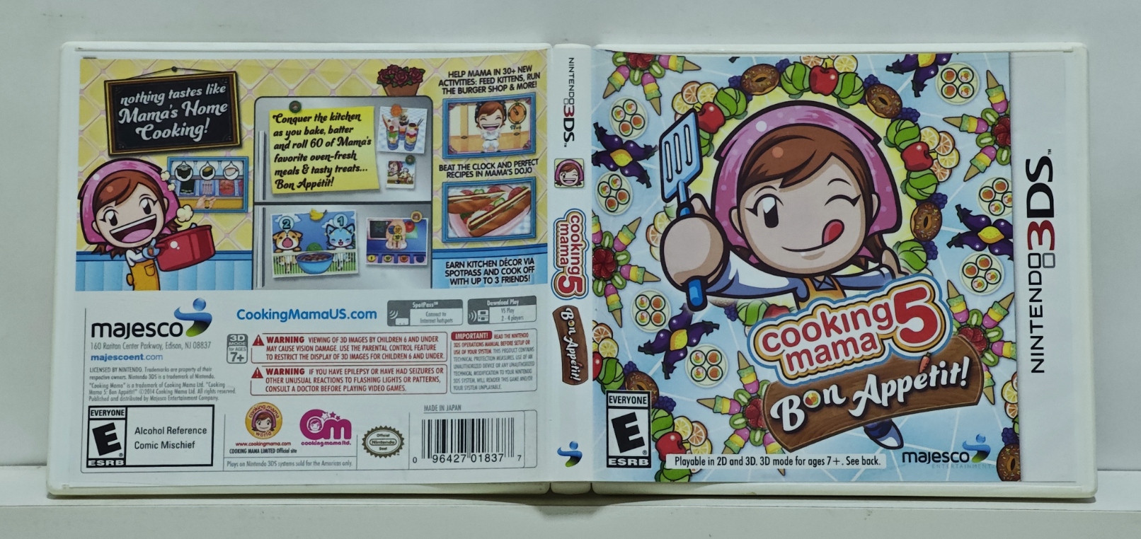 Cooking Mama 5 Bon Apetit - Nintendo 3DS - Semi-Novo - Carvalho Games