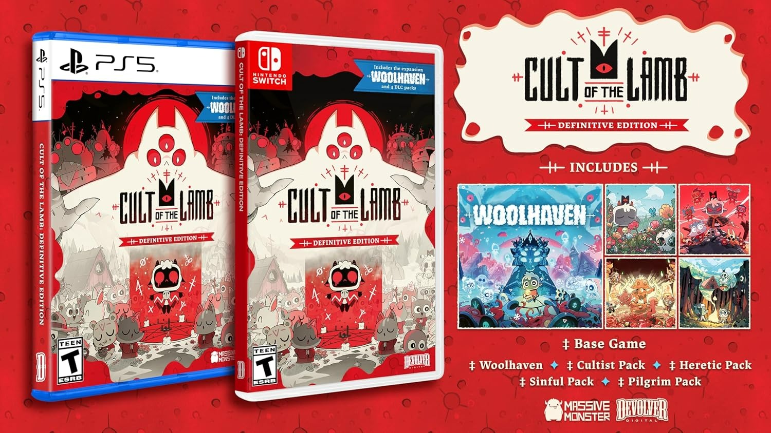 Cult of the Lamb Definitive Edition - Nintendo Switch - Carvalho Games