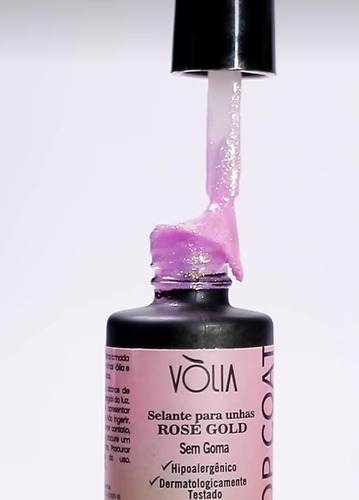 Top Coat Volia Rose Gold 9g - Luk Cosméticos - Produtos para ...