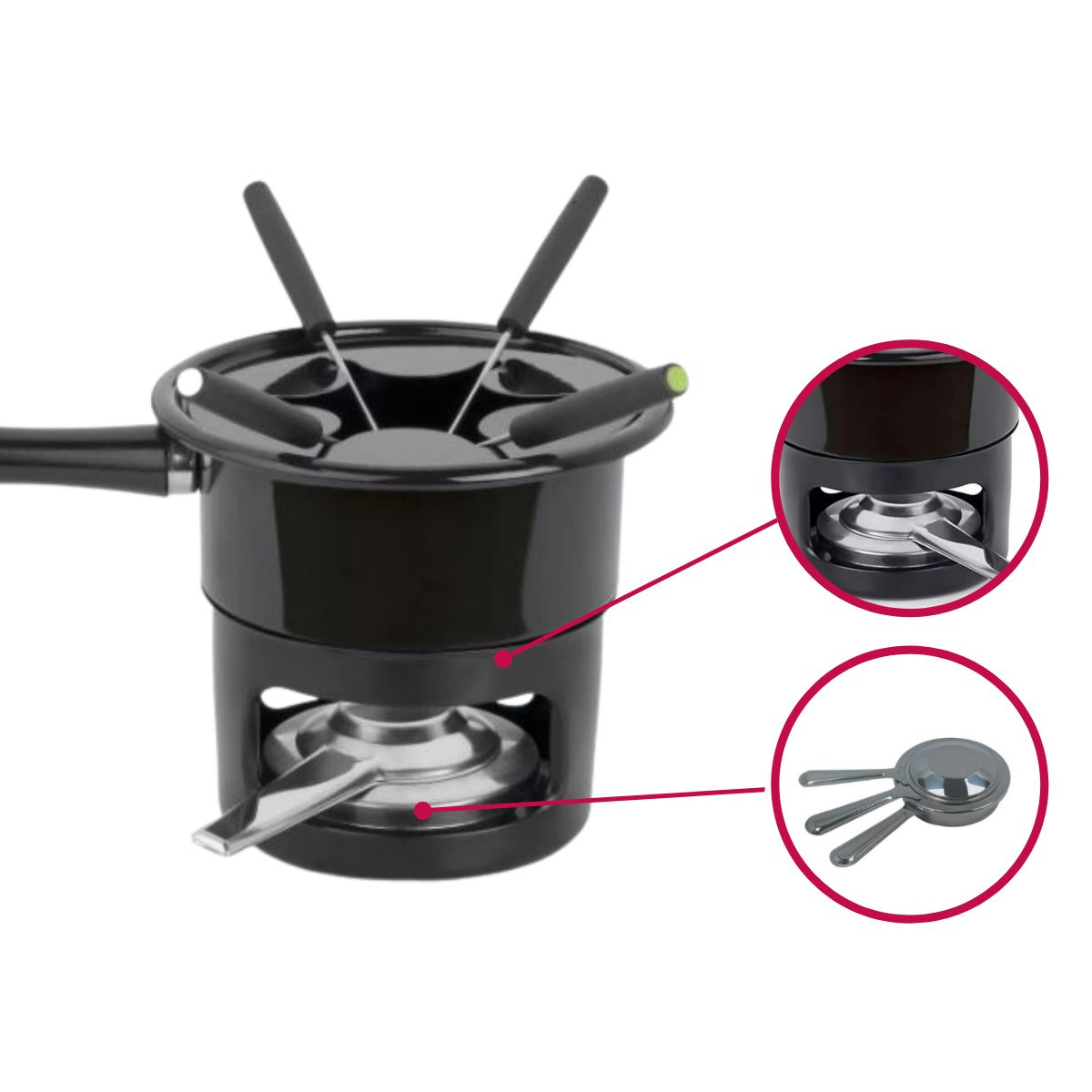 Kit Serviço Para Fondue Viena 8 Peças DECASASUL