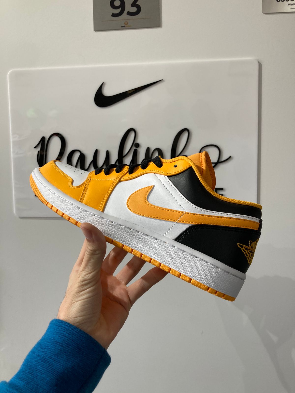 Tênis Nike Air Jordan 1 Low Branco/amarelo - Paulinho Store