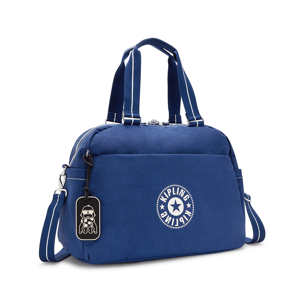 Bolsa de Viagem Kipling Deny 26 Litros Azul - Viajante Moderno
