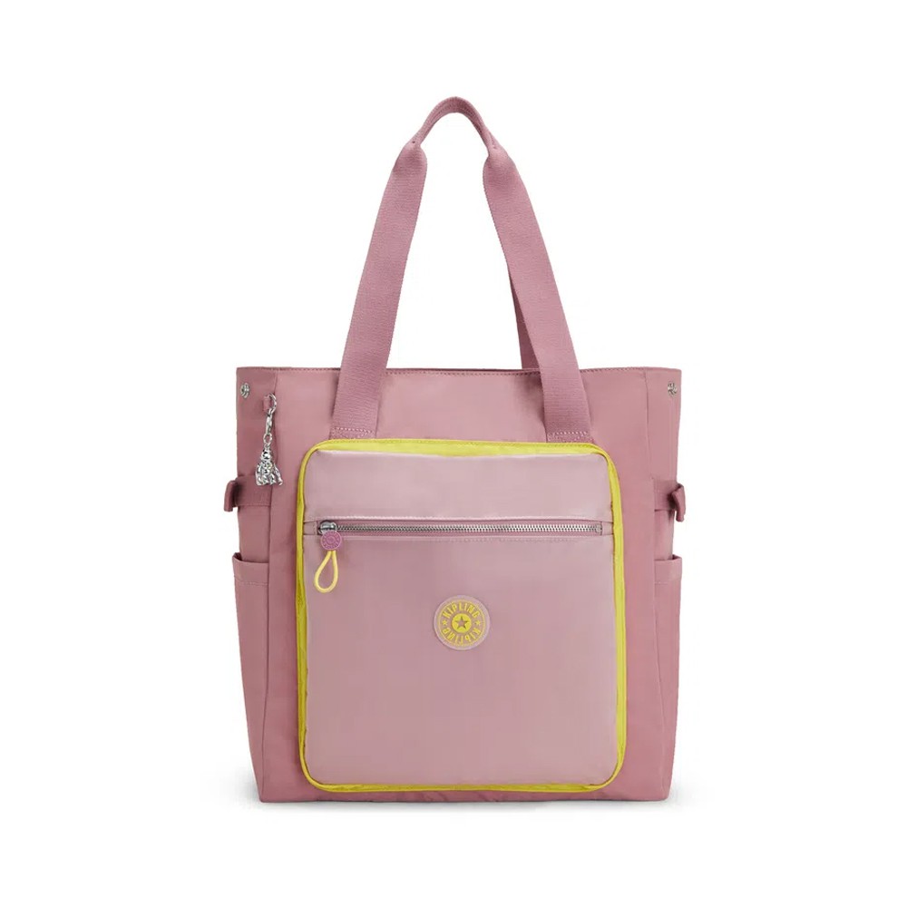 Bolsa De Ombro Kipling Faiza Clear Lavender 20 Litros Rosa