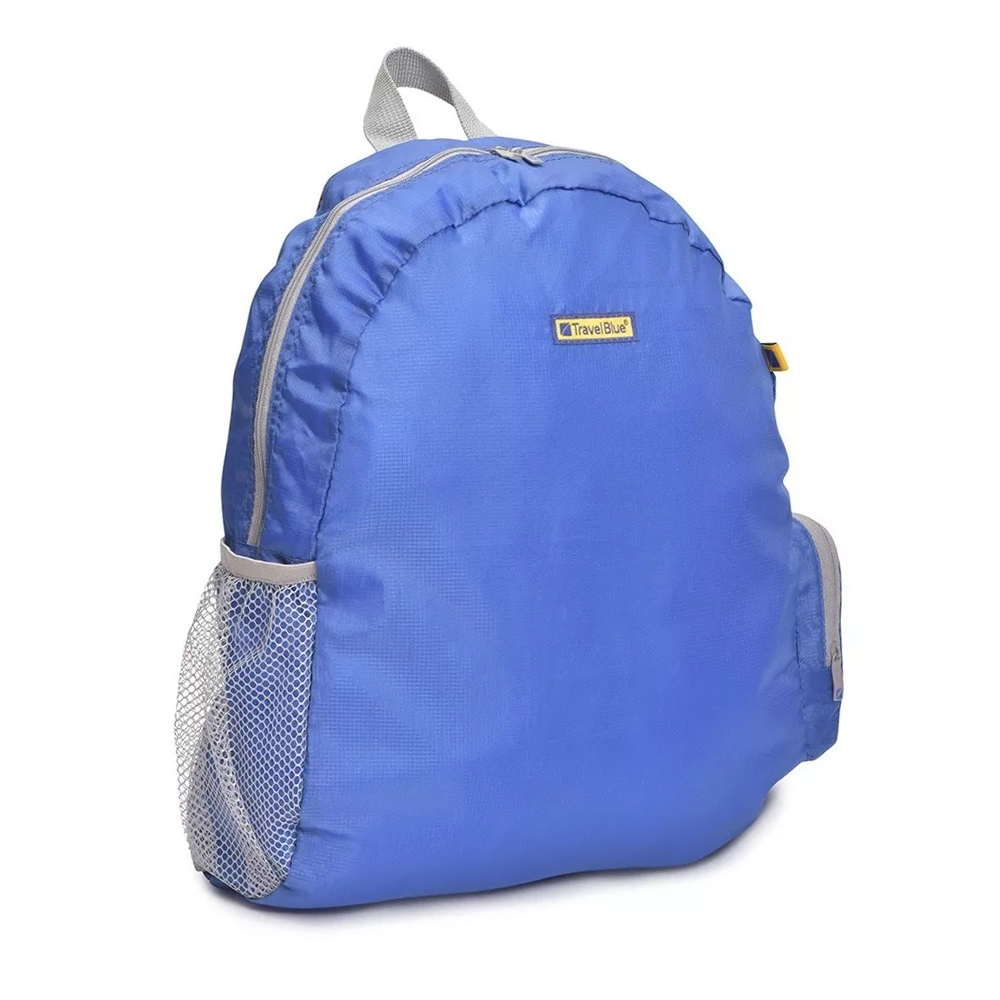 Mochila Travel Blue Dobrável Folding Backpack 11 Litros Azul - Viajante ...