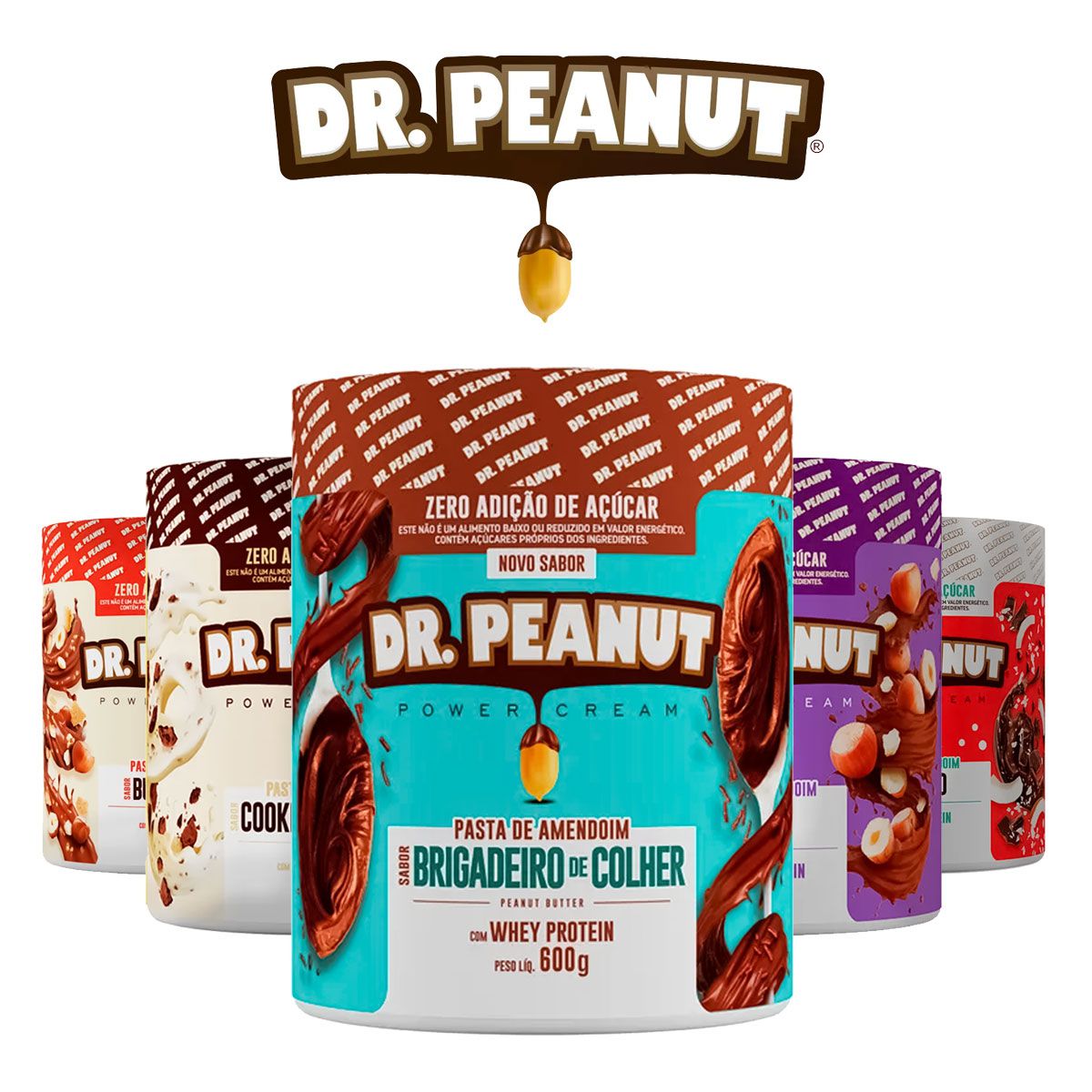 Pasta de Amendoim Original (sachê de 20g) Dr. Peanut – Atacado Suplemento