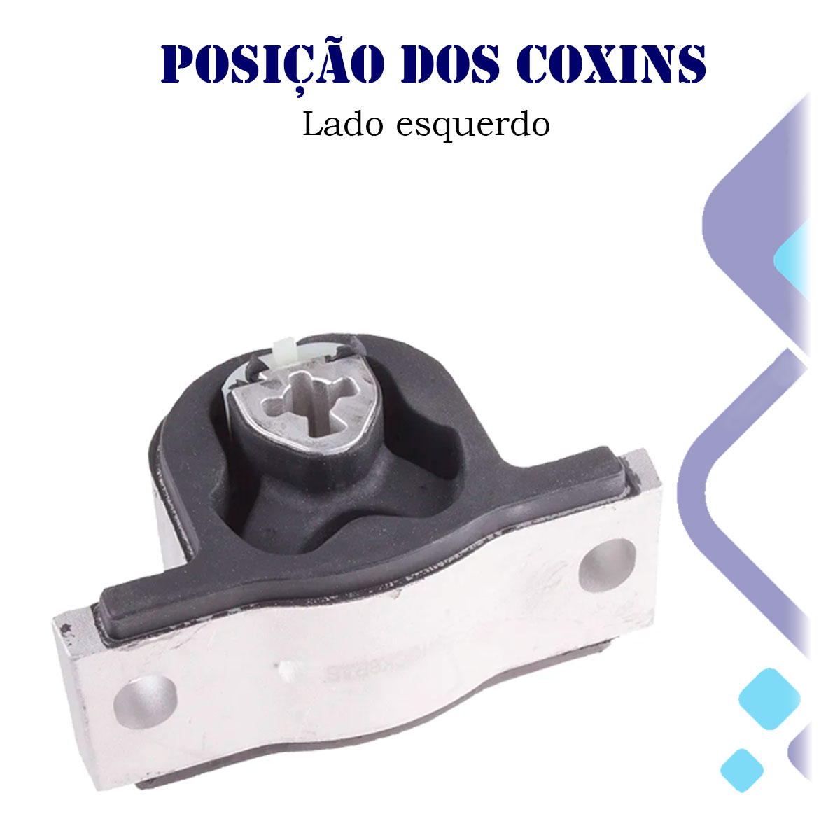 Coxim Motor Esquerdo Fox Gol Polo Saveiro Voyage 1.0v e 1.6v - NL