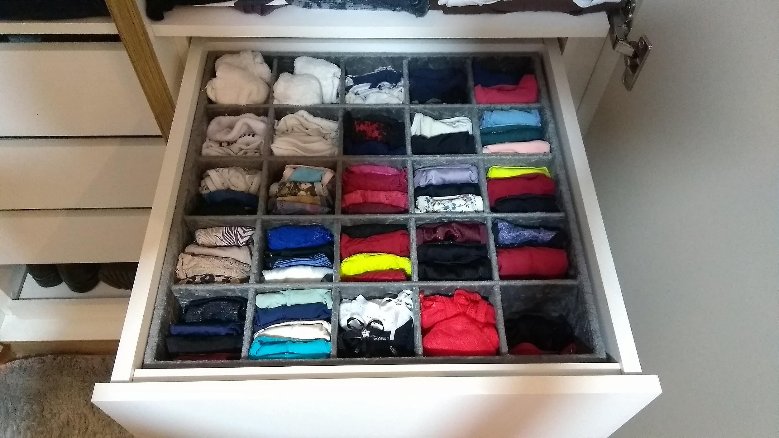 Organizadores de Gavetas para Roupas - Sob Medida - Poli Design