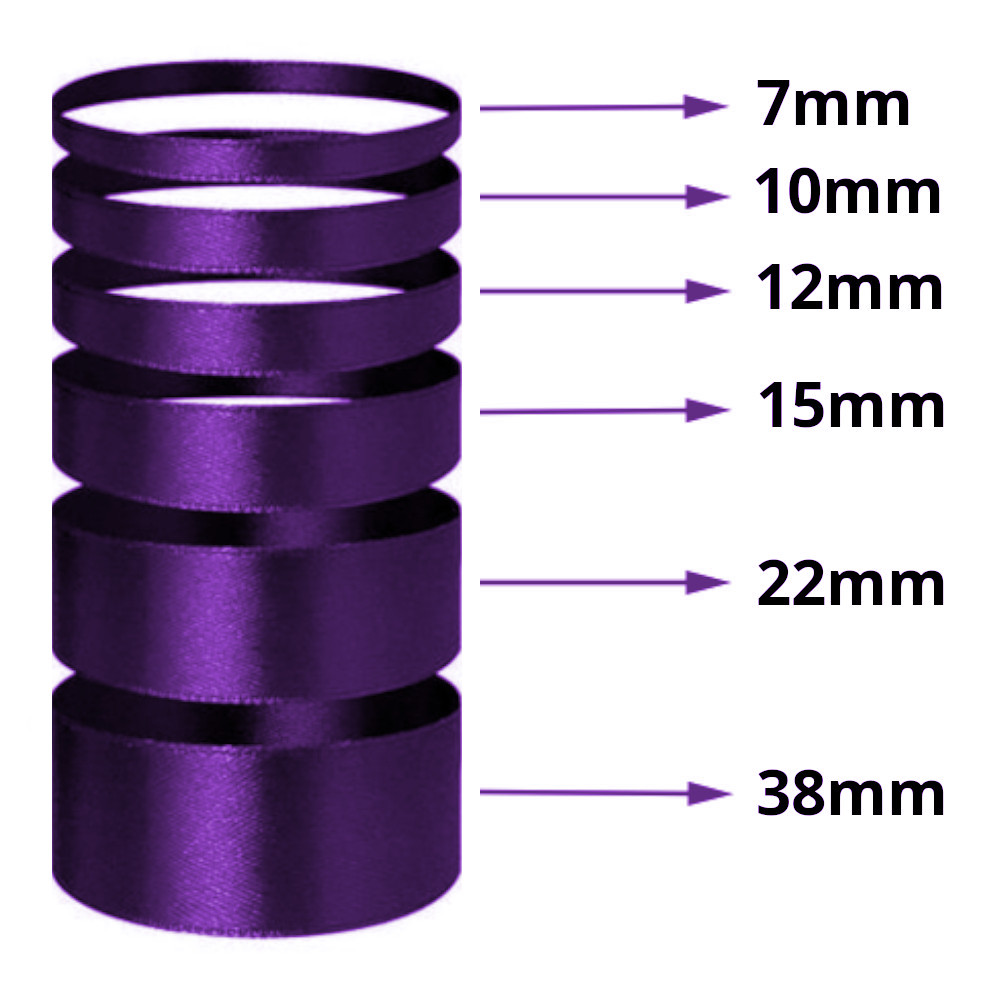 Fita de Cetim Nº 2 – 10 mm (100% Poliéster) (10 ou 50 mts) - Cia dos ...