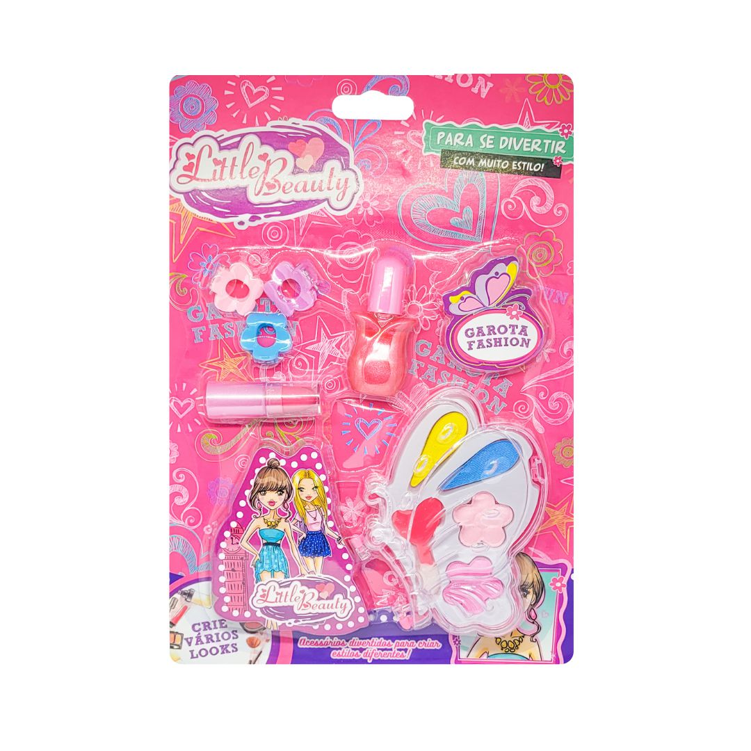 KIT DE MAQUIAGEM INFANTIL - PEQUENO - LITTLE BEAUTY