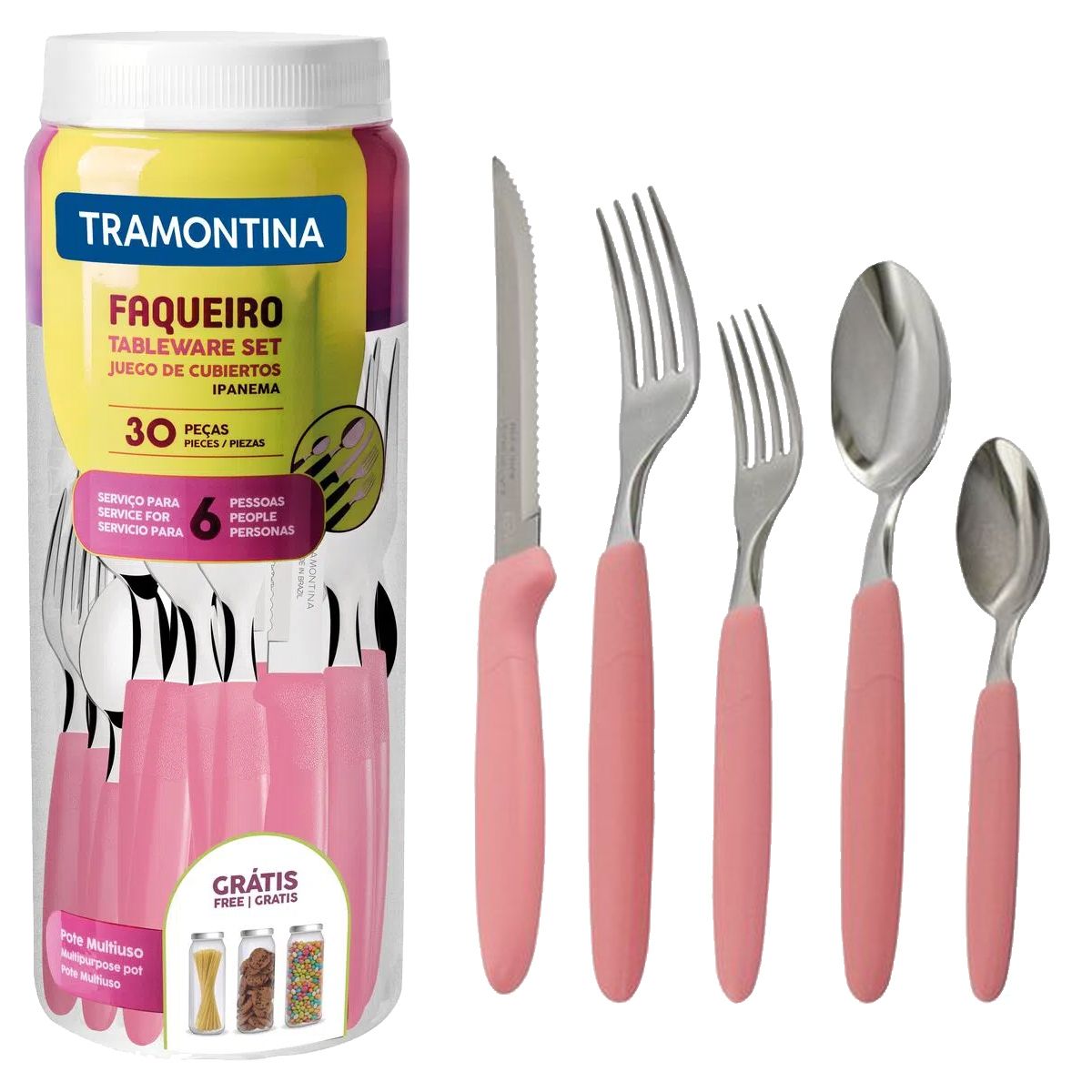 Kit Restaurante 16 Talheres Garfos Tramontina Buffet + Nota - Guligule Shop