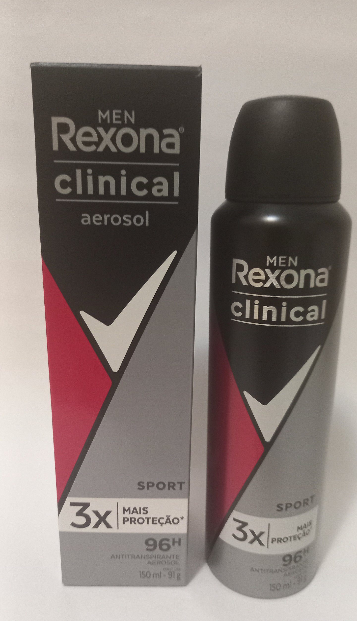 Desodorante Aerosol Rexona Clinical Sport 150ml