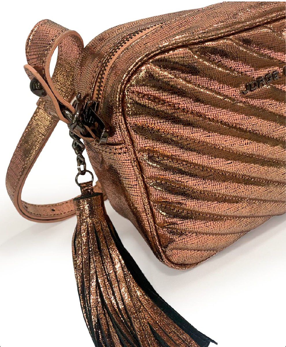 BOLSA JORGE BISCHOFF BRIGHT FANCY ANTIQUE - Lojas Trend