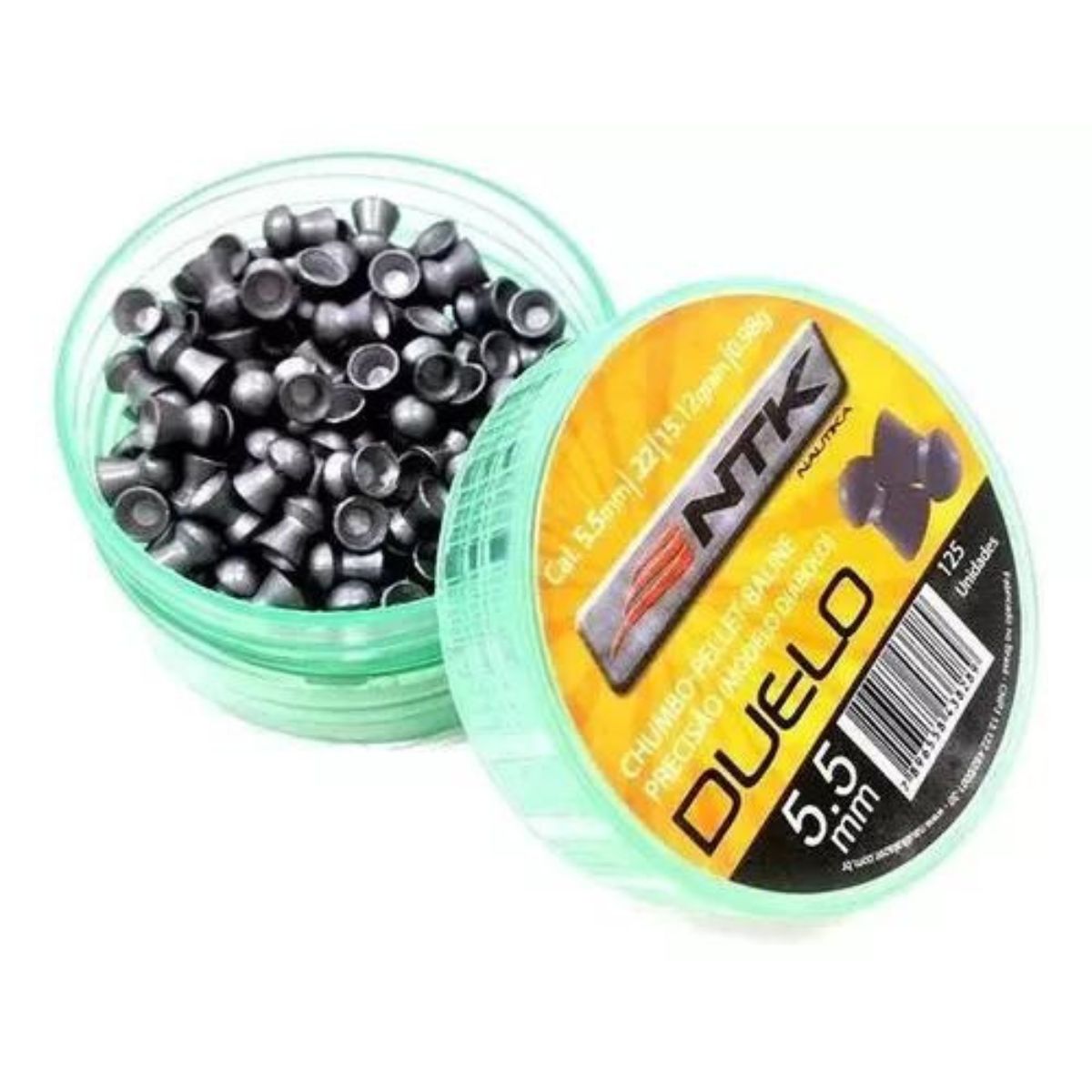 Chumbinho Duelo 5,5 mm Nautika Tático (Diabolo) - 125 peças - ILHA