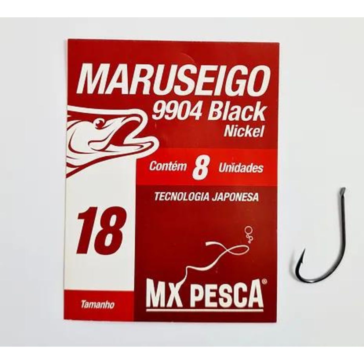Anzol Mx Pesca Maruseigo 9904 Black Nickel - ILHA DA PESCA