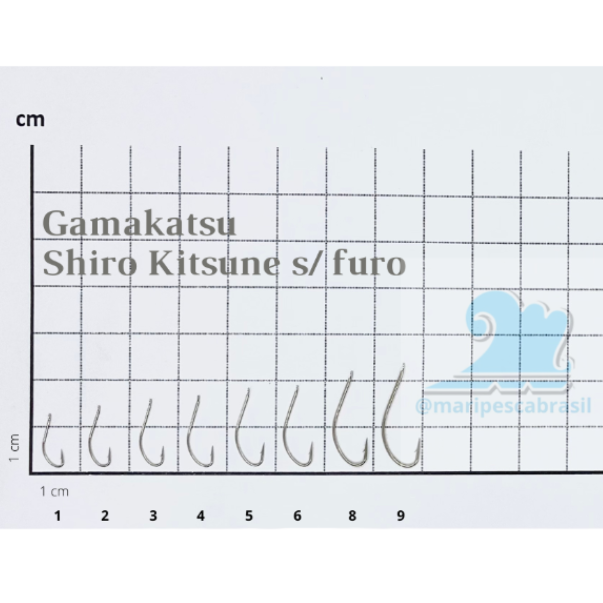 Anzol Gamakatsu Shiro Kitsune com 22 unidades - ILHA DA PESCA