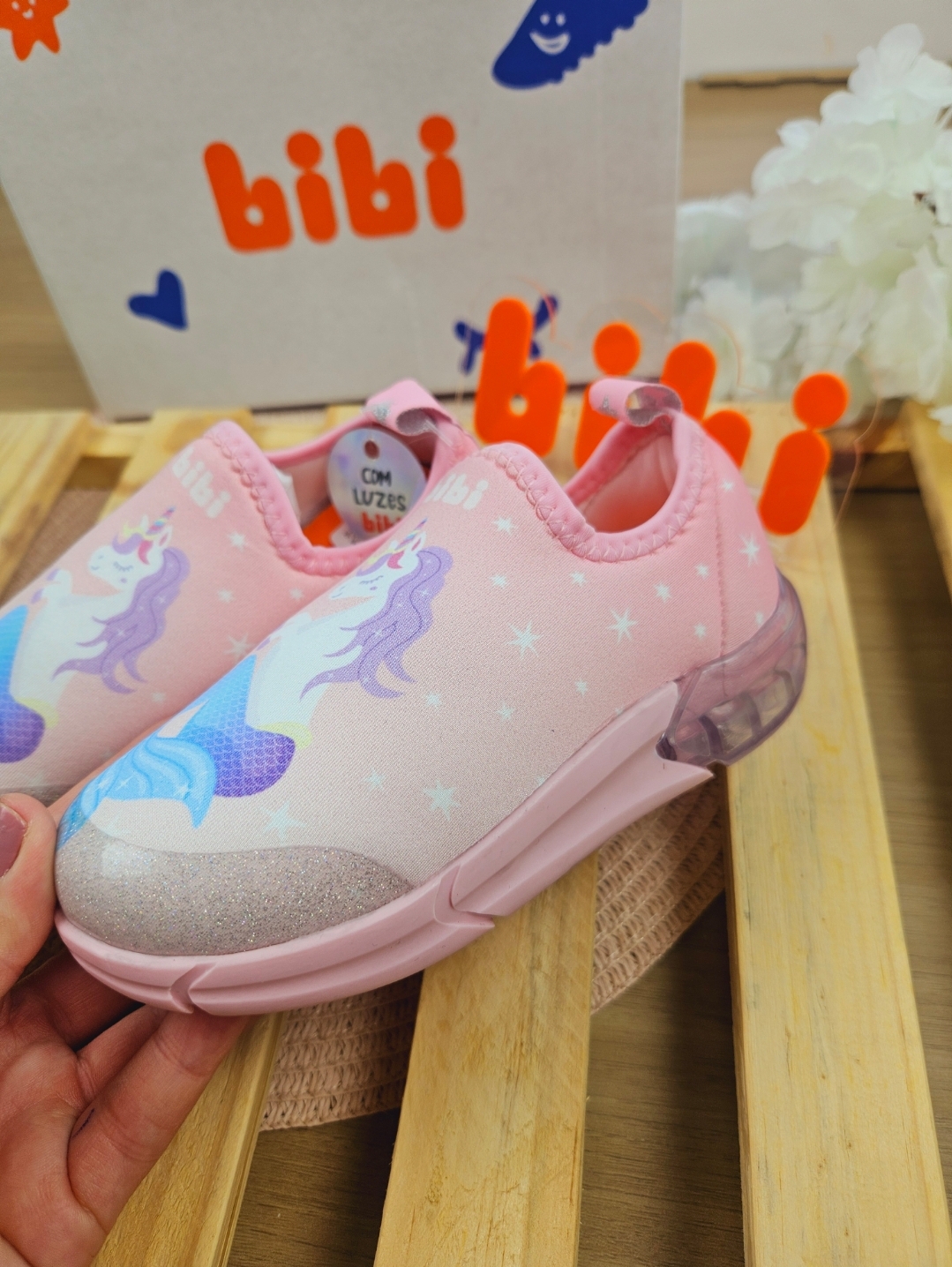 Infantil Bibi Tenis Bibi Unicornio Tênis Infantil Menina Conforto - Main Image