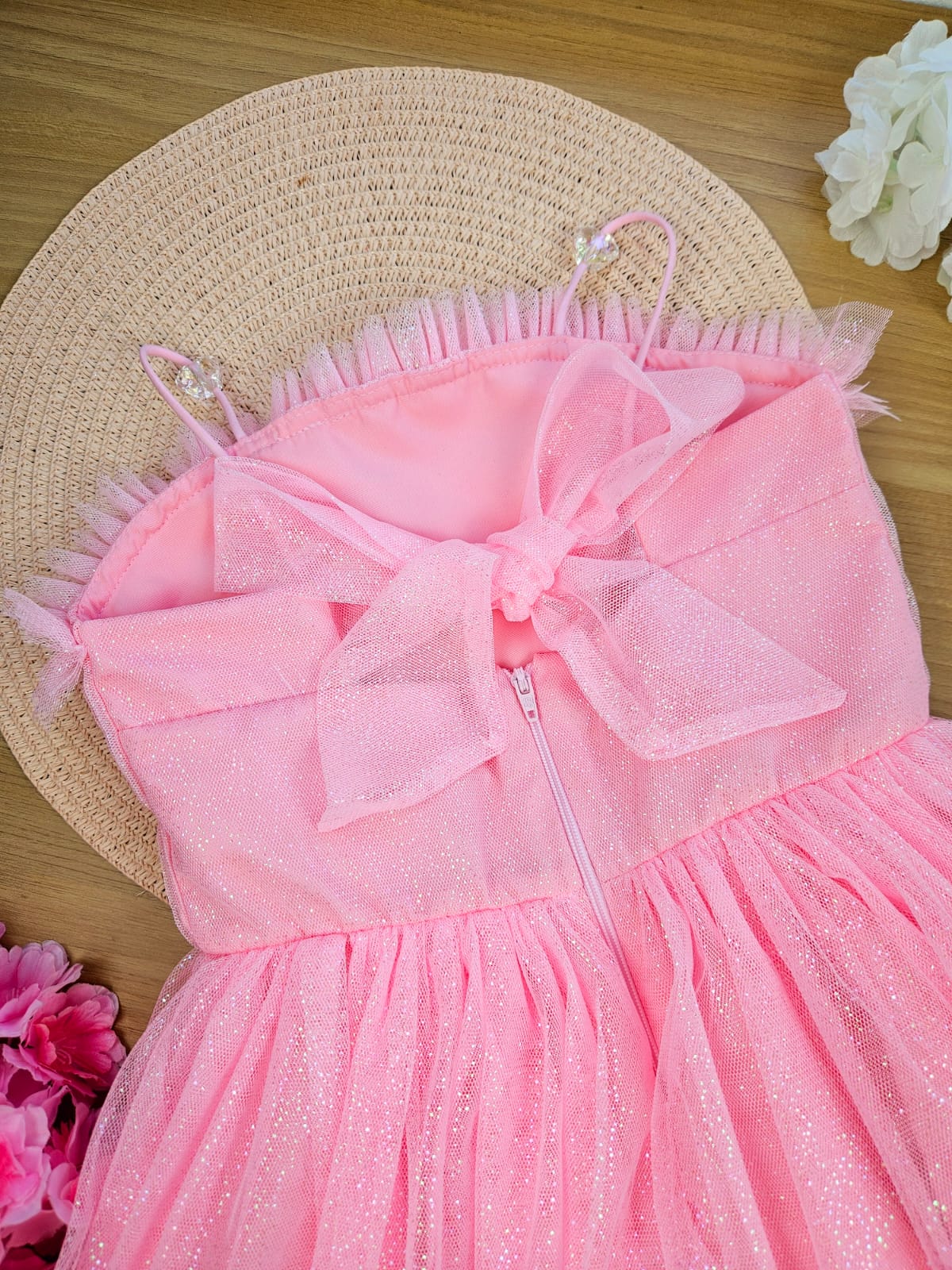 Vestido Tule Rosa Candy Petit Cherie - Ju Baby Store